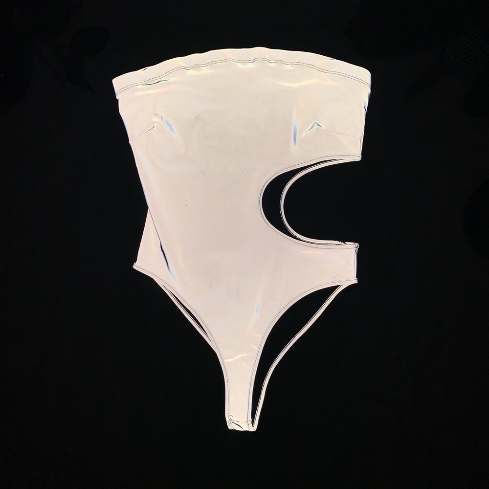Reflective Cut out Bodysuit